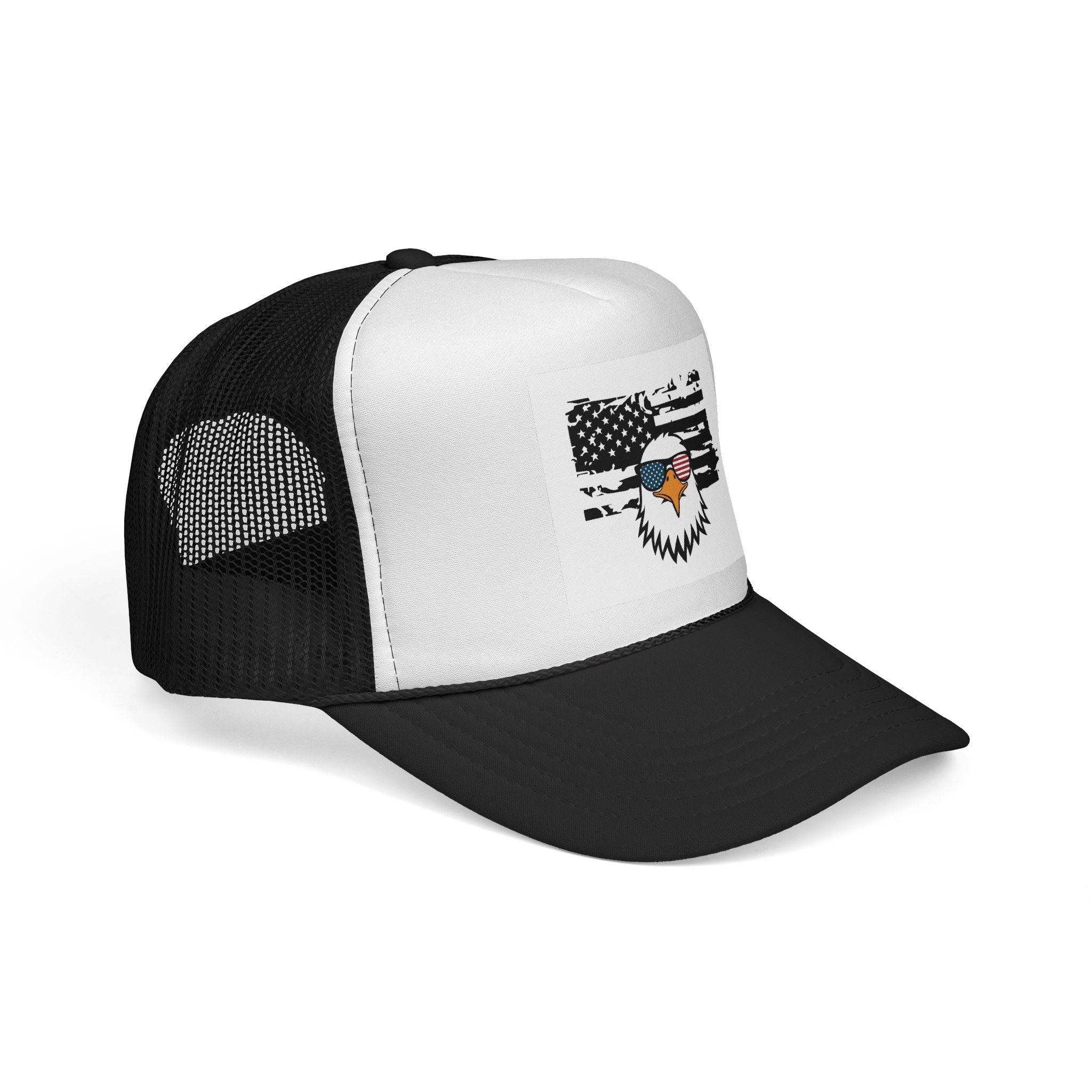 American Patriot Trucker Hat - Classic Cap for Veterans & Freedom Lovers