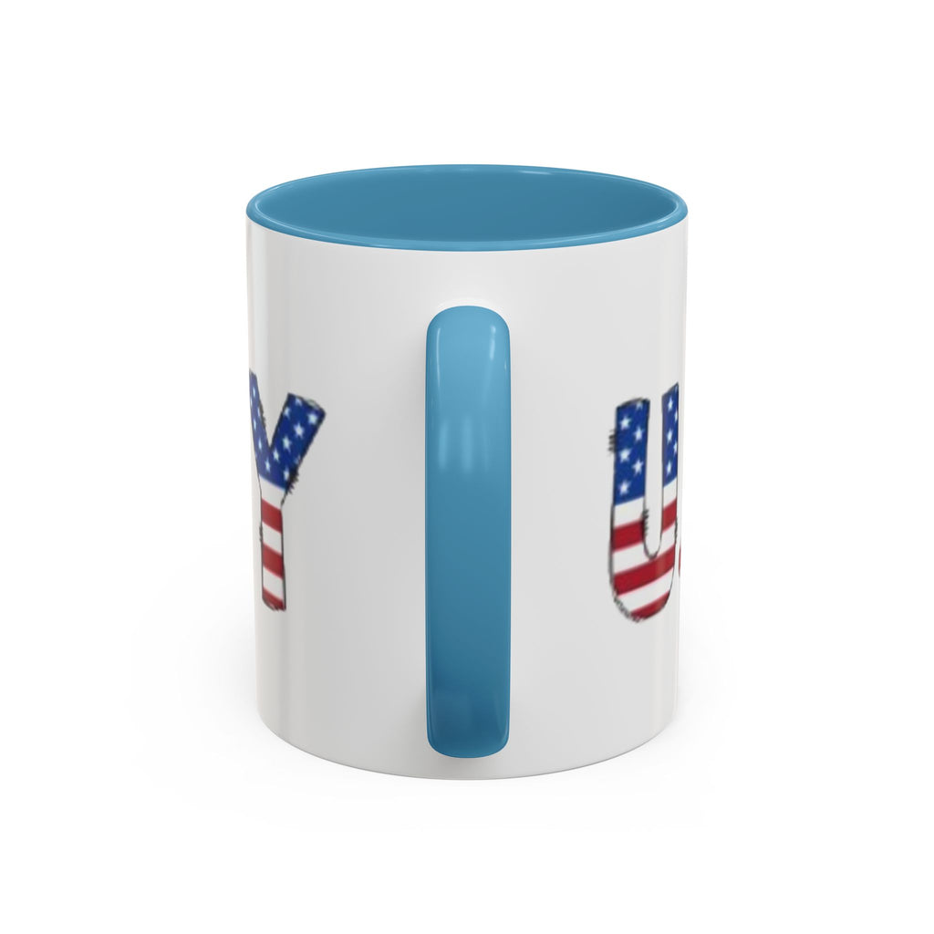 American Pride Coffee Mug - Patriotic Ceramic Cup for Veterans & Freedom Lovers