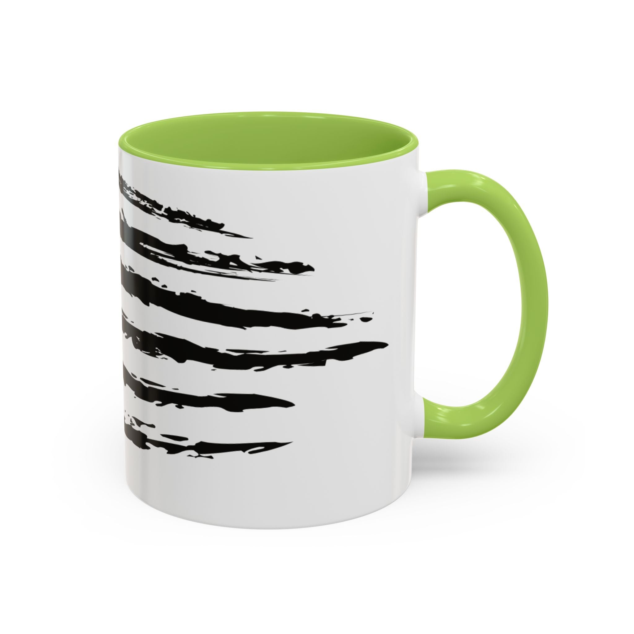Americana Accent Mug - Black Handle Coffee Cup | 4th of July Gift | Kitchen Decor