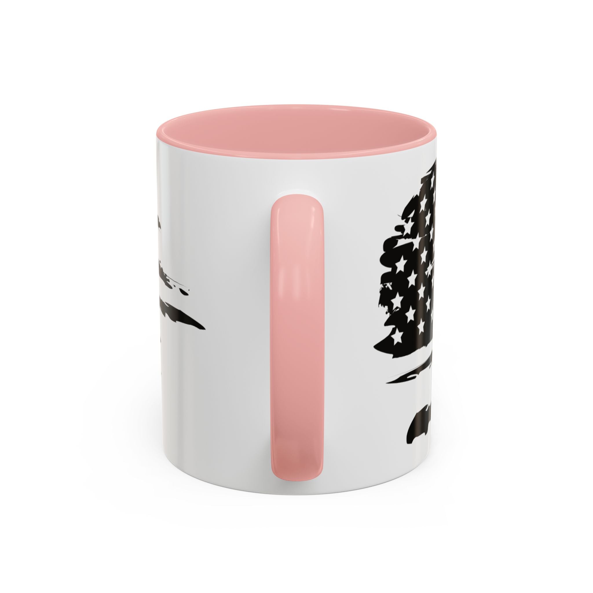 Americana Accent Mug - Black Handle Coffee Cup | 4th of July Gift | Kitchen Decor