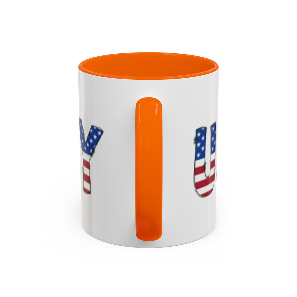 American Pride Coffee Mug - Patriotic Ceramic Cup for Veterans & Freedom Lovers