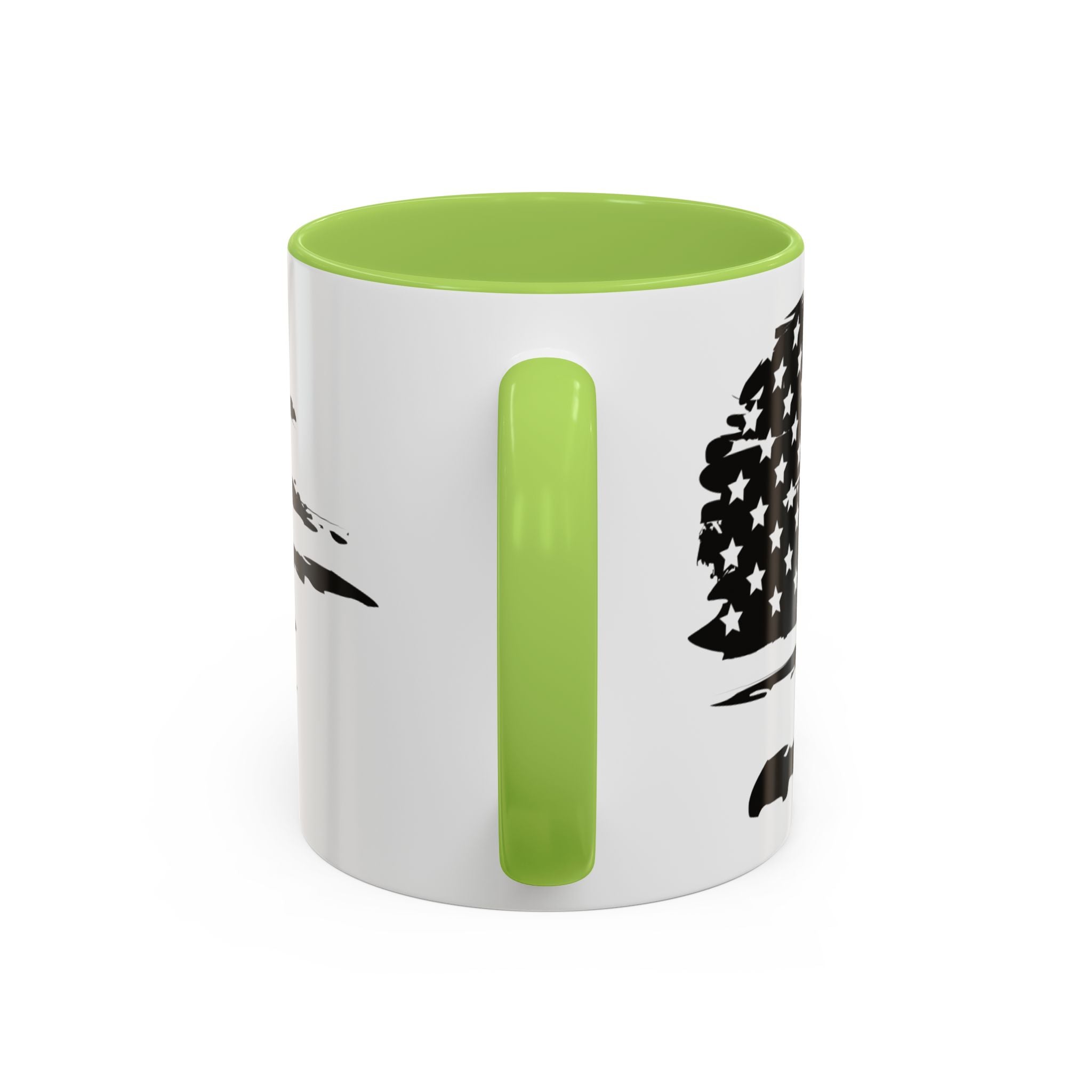 Americana Accent Mug - Black Handle Coffee Cup | 4th of July Gift | Kitchen Decor