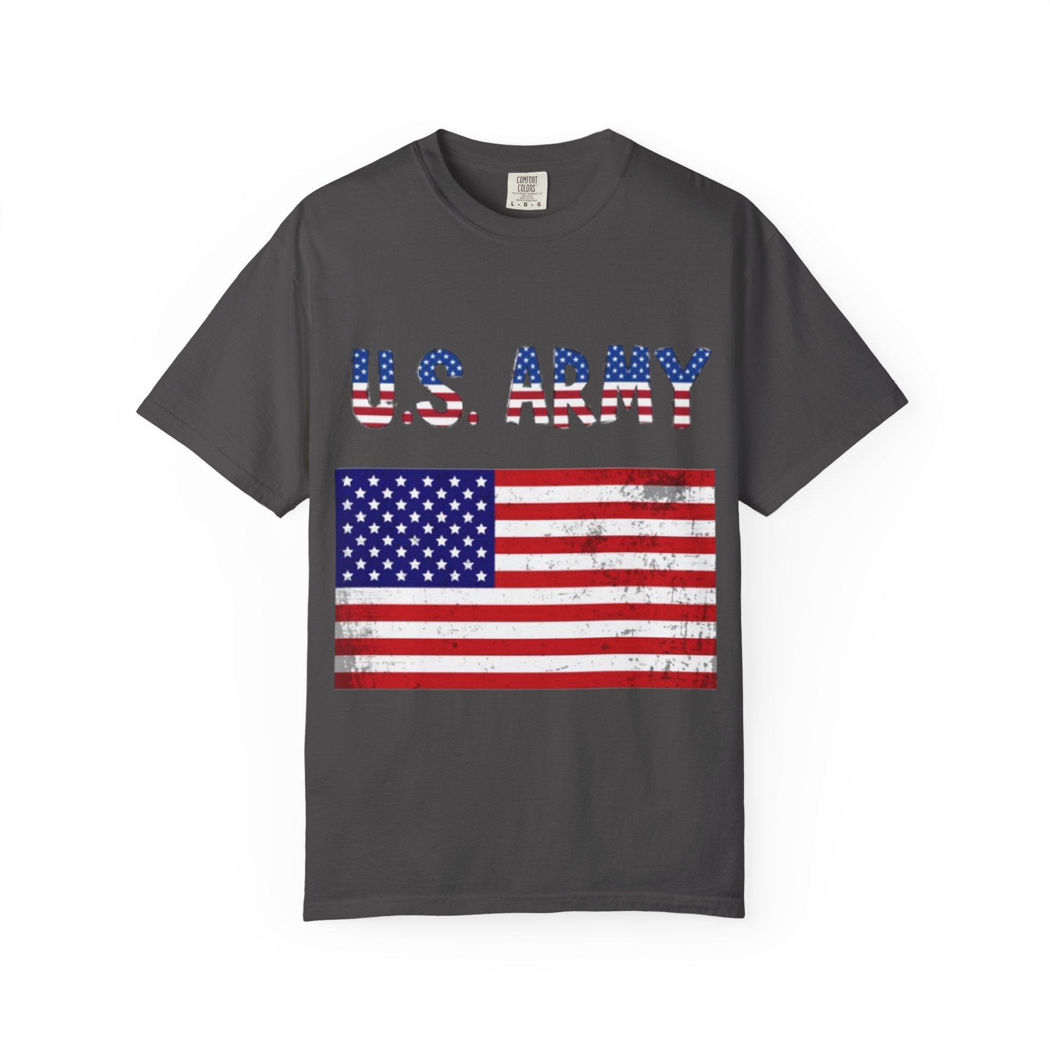 Patriotic U.S. Army T-Shirt for Veterans, Casual Wear, Memorial Day, Independence Day, Gift for Military Families