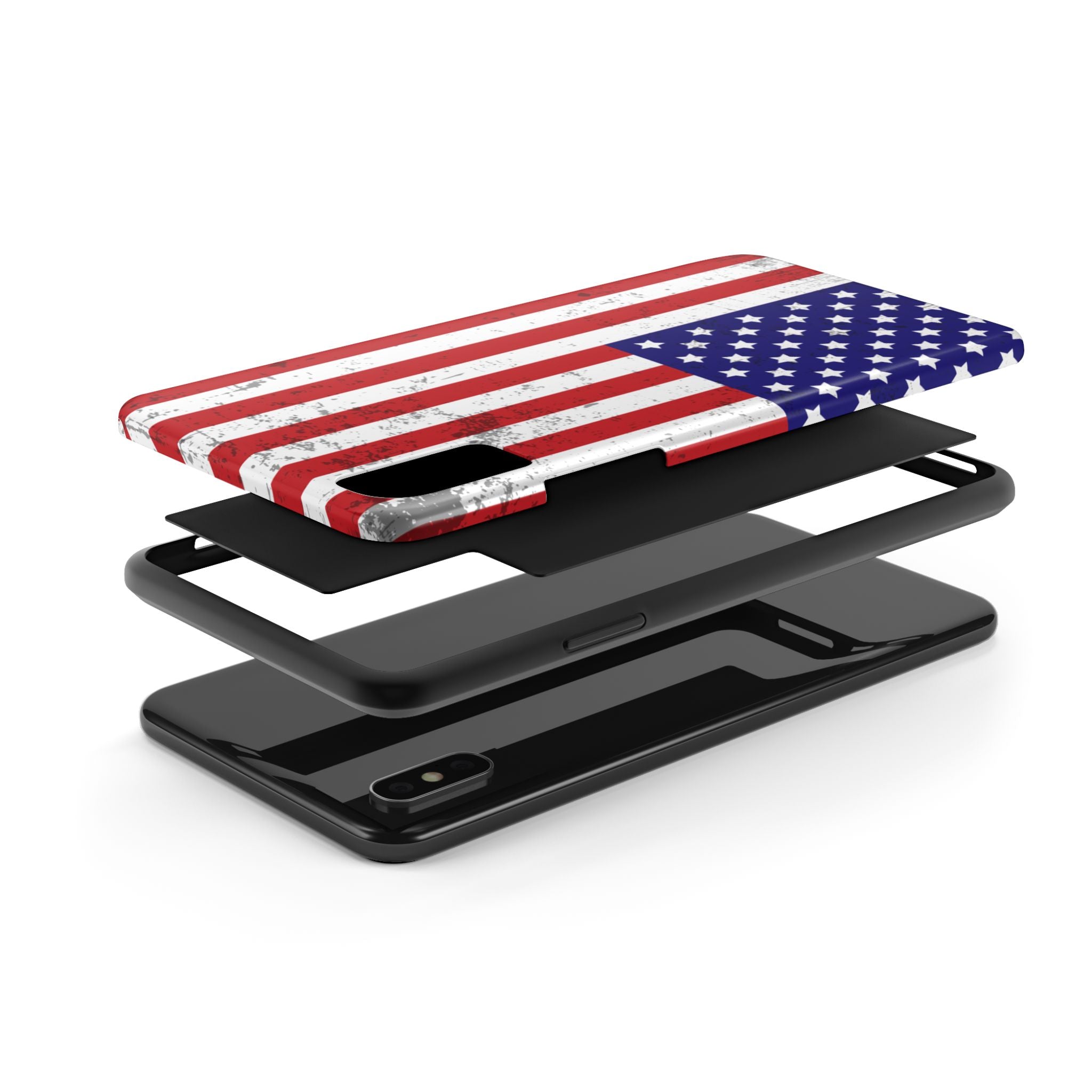 Patriotic Tough Phone Case - Protective American Pride Cover for iPhone & Samsung